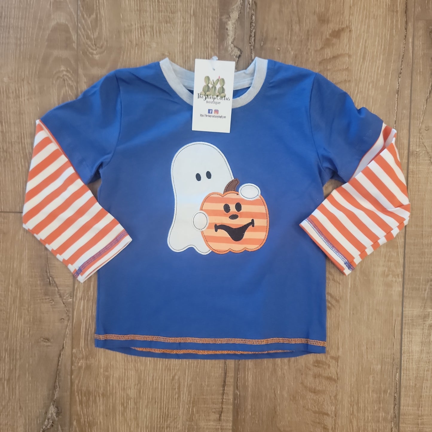Ghost & Pumpkin Stripe