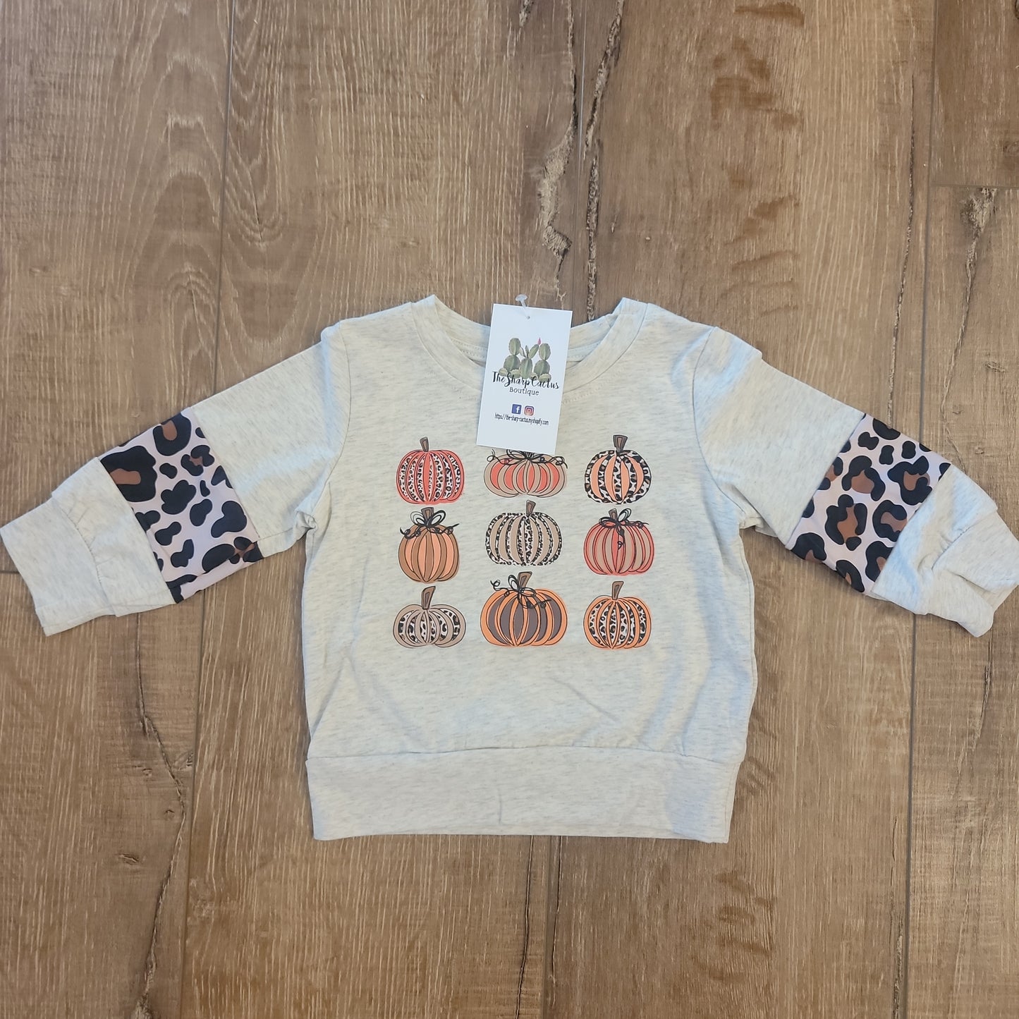 Leopard Pumpkin Crewneck