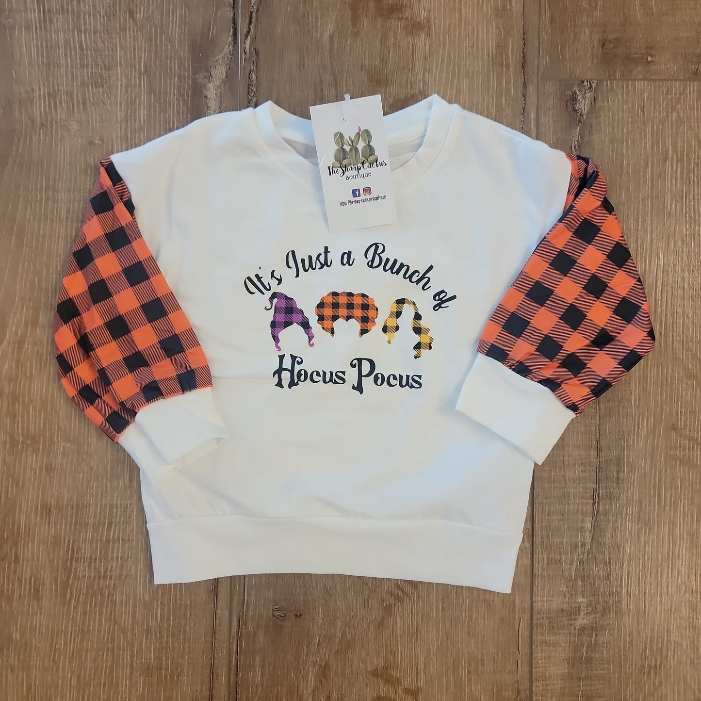 Orange Plaid Hocus Pocus