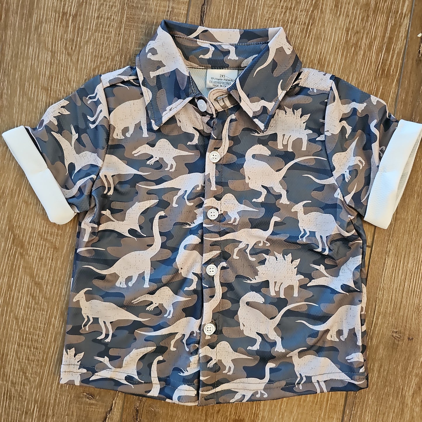 Dino Button Down