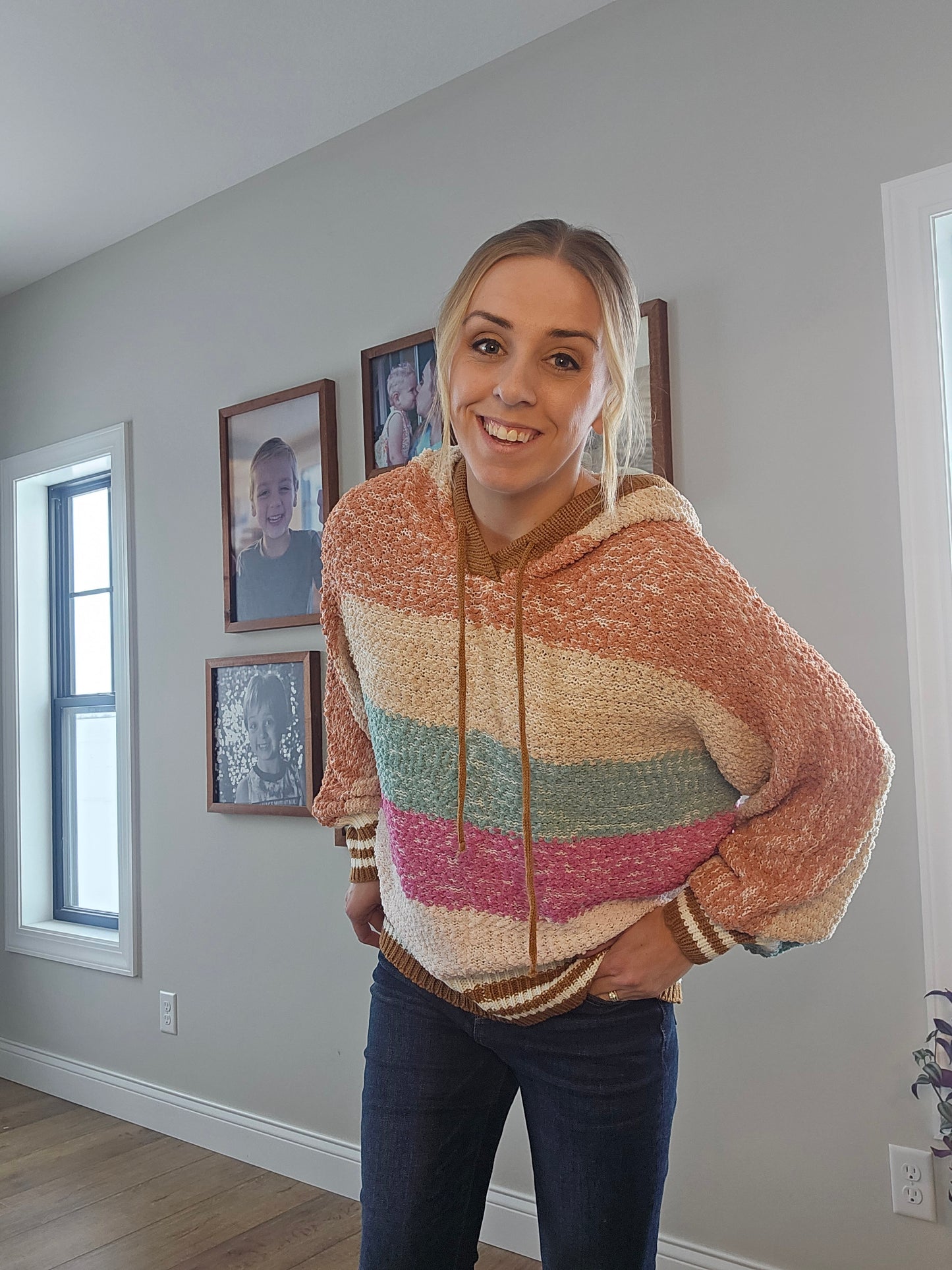 Popcorn Colorblock Hoodie