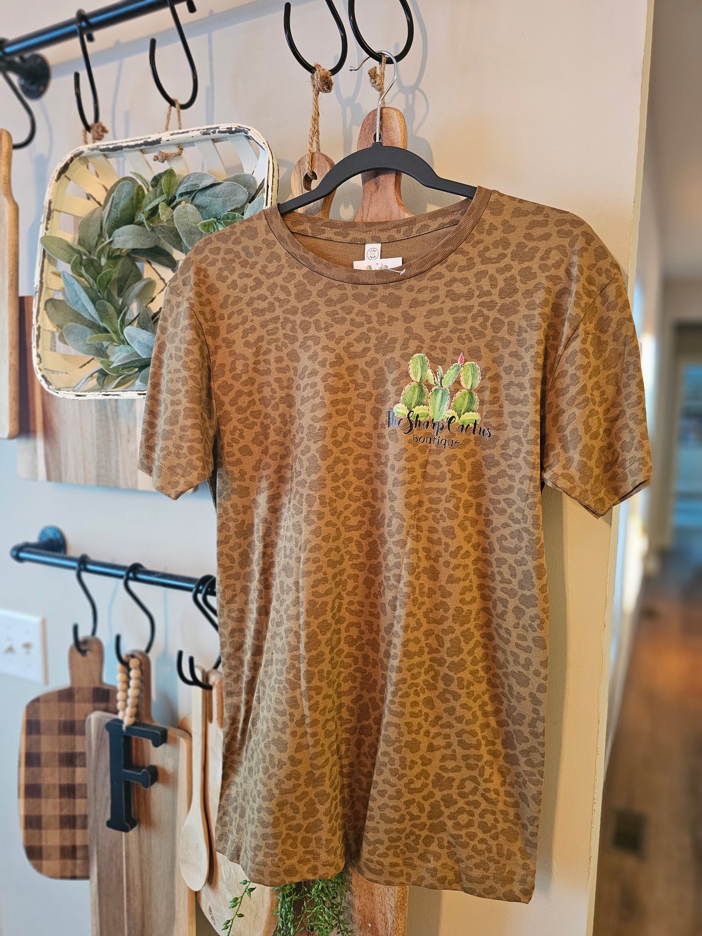 The Sharp Cactus Logo Tee (Cheetah)