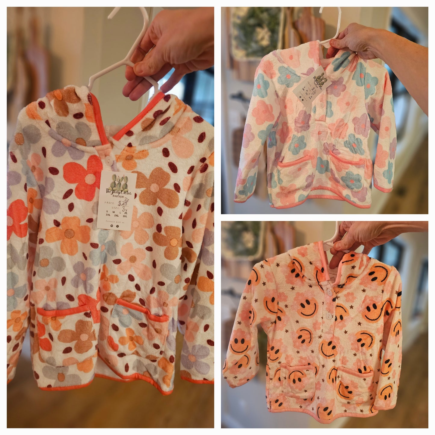 Fleece Hoodies (3 patterns)