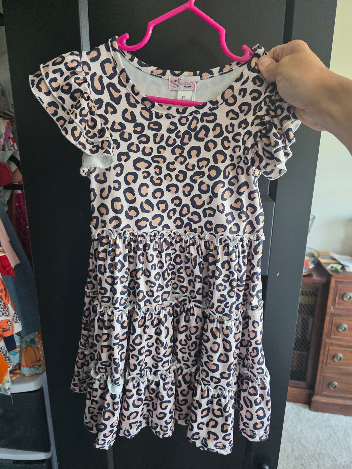 Leopard Dress- 3T