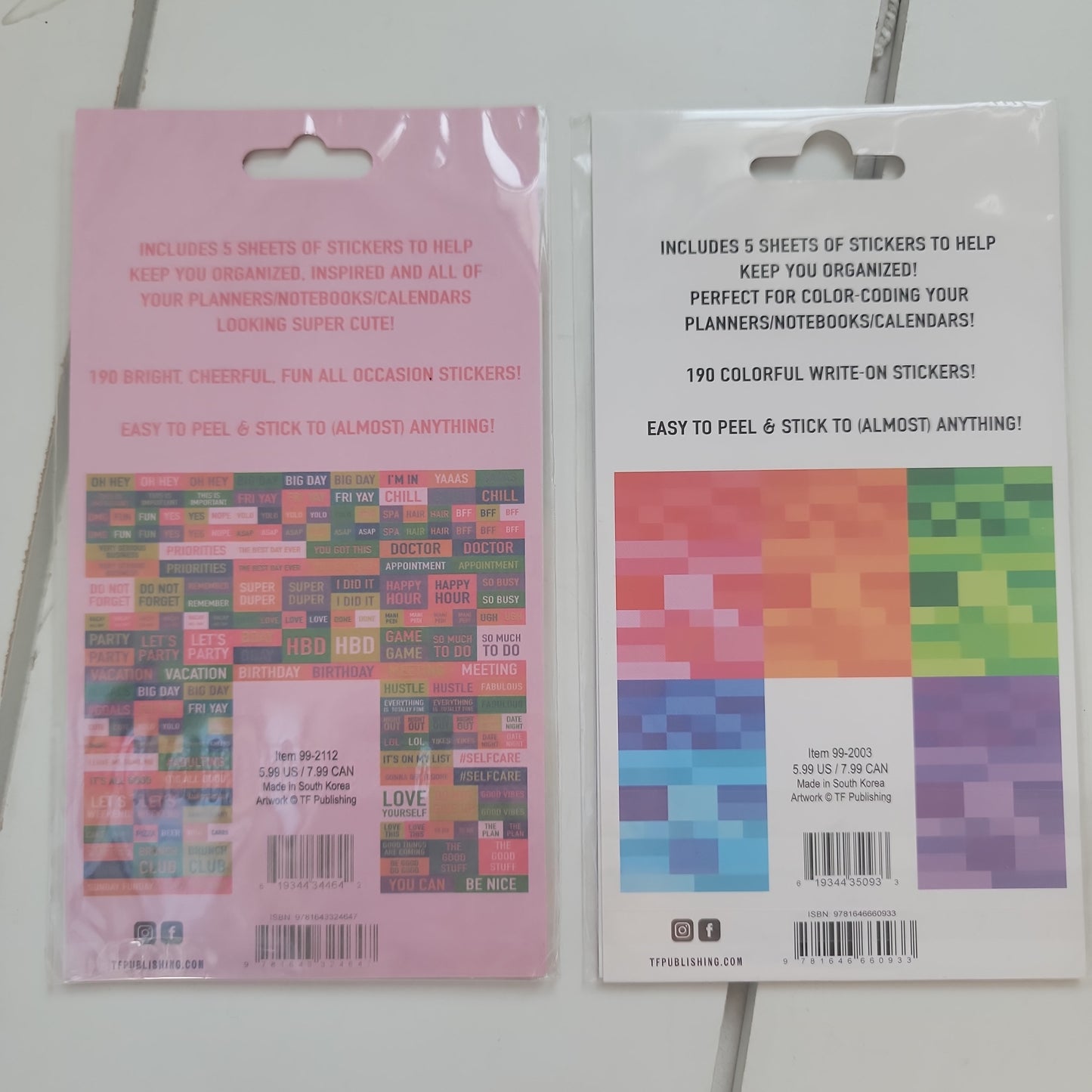 Planner Sticker Set