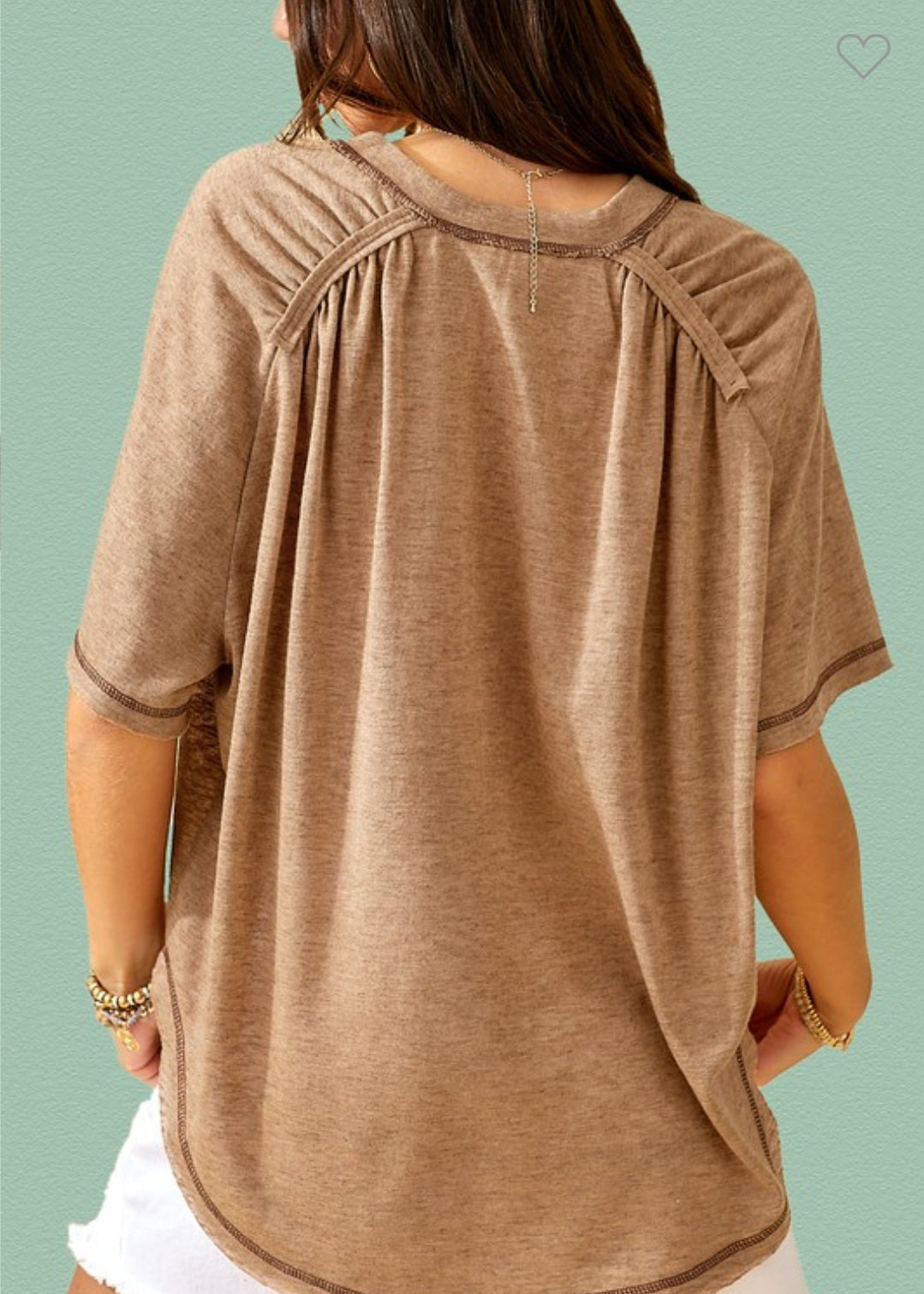 Rust Pocket Top