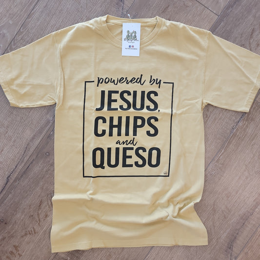 Powered By Jesus, Chips, & Queso