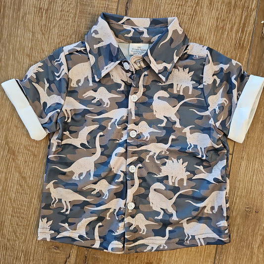 Dino Button Down