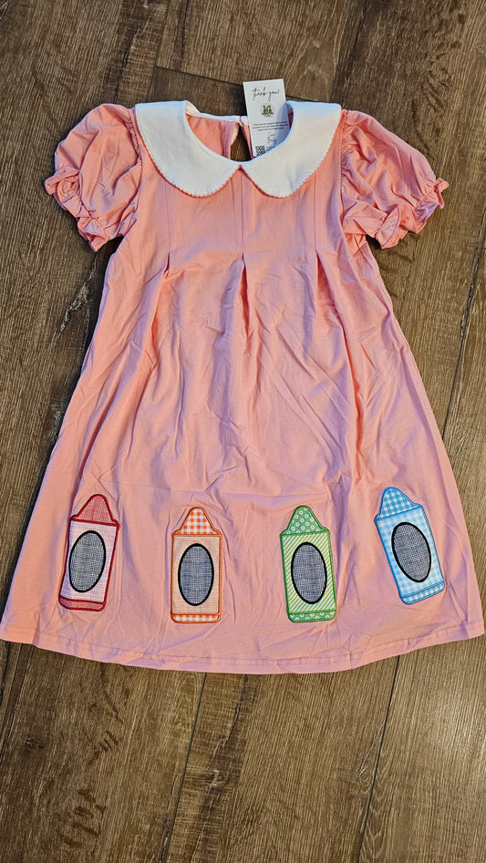 Crayon School Dress