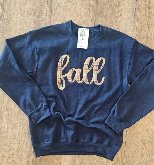 Blue Fall Applique