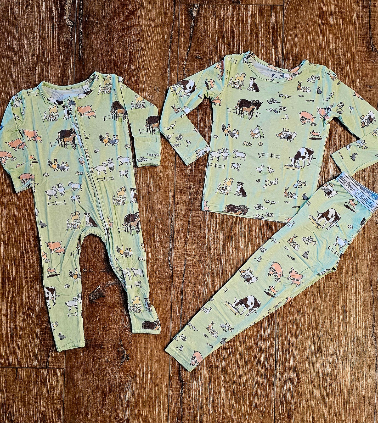Farm Animal Bamboo Pj's