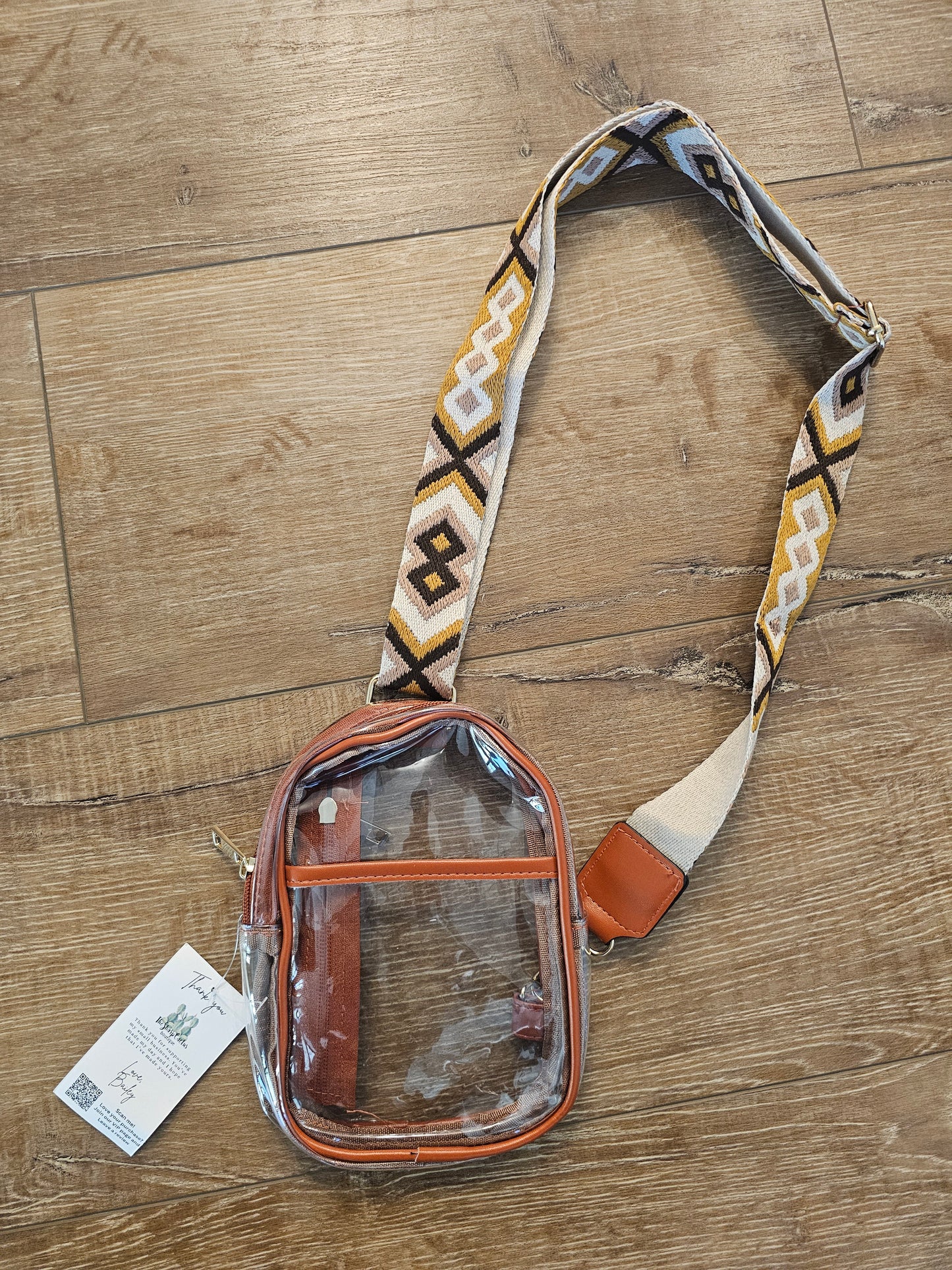 Sling Crossbody- Clear