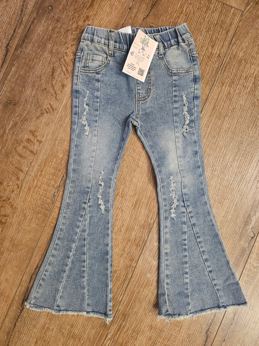 Girls Denim Flares