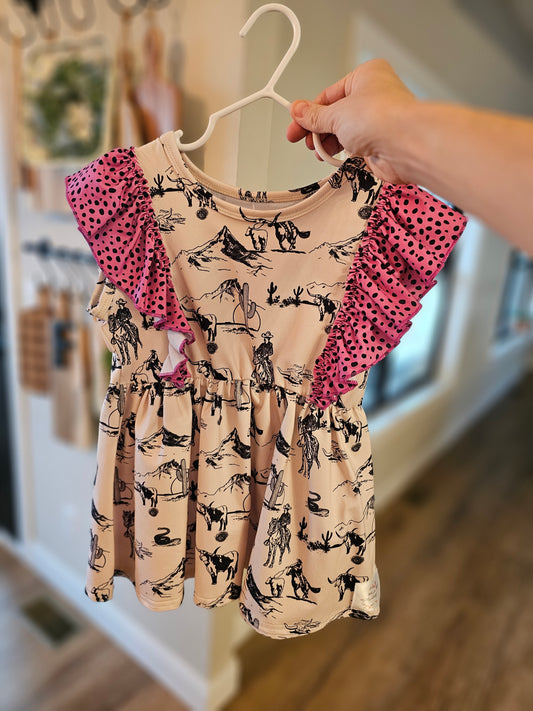 Girls Western Top