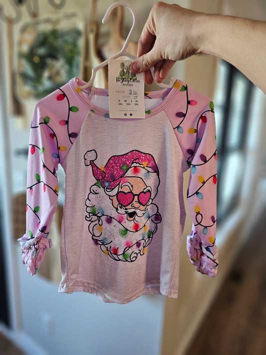 Santa Lights Raglan