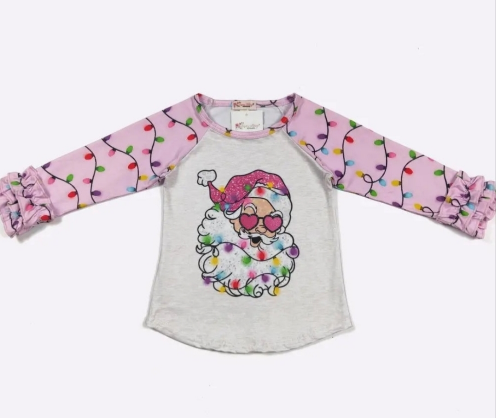 Santa Lights Raglan