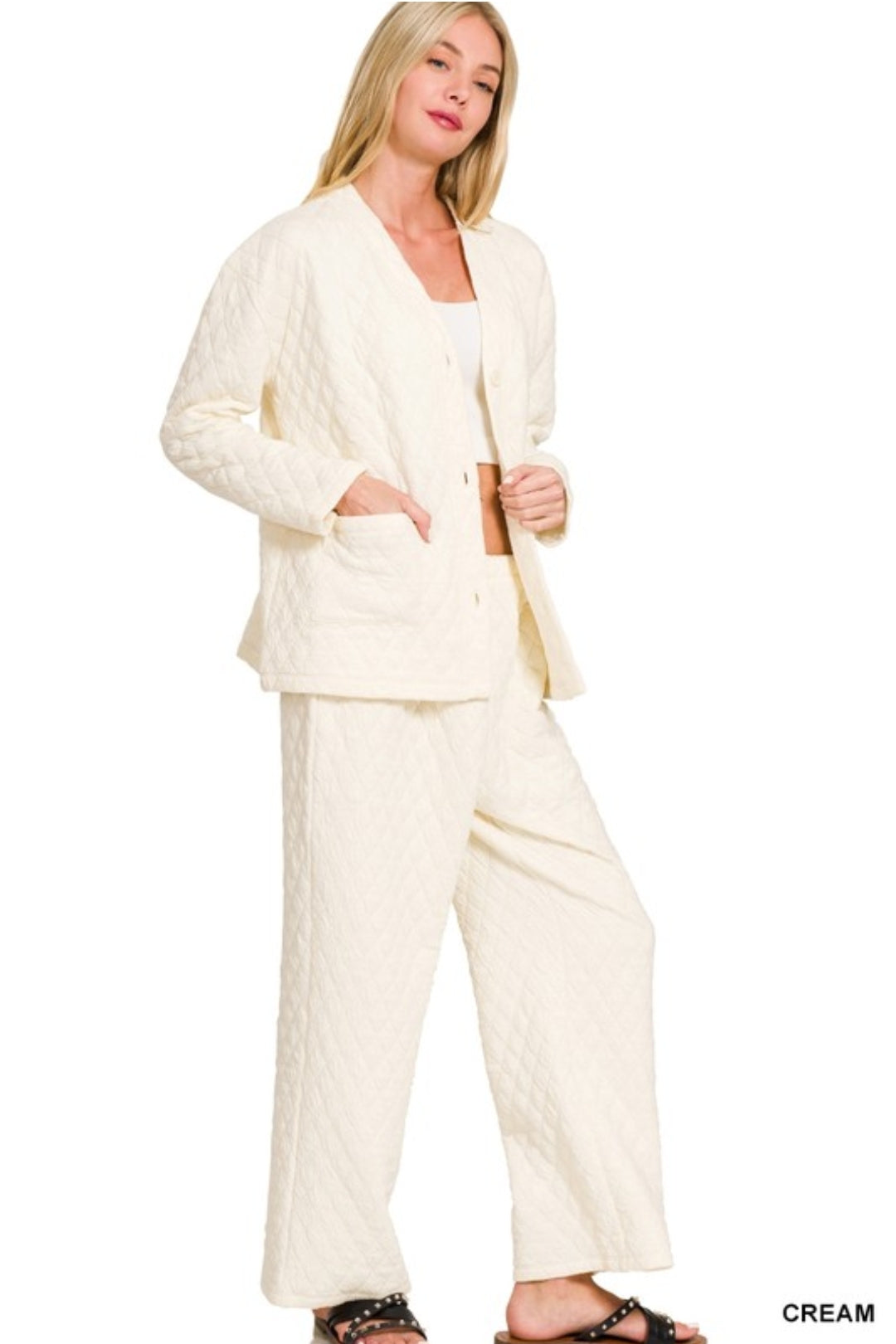 Quilted Lounge Set