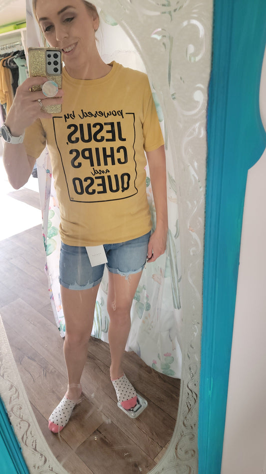 Kan Can Light Wash Shorts