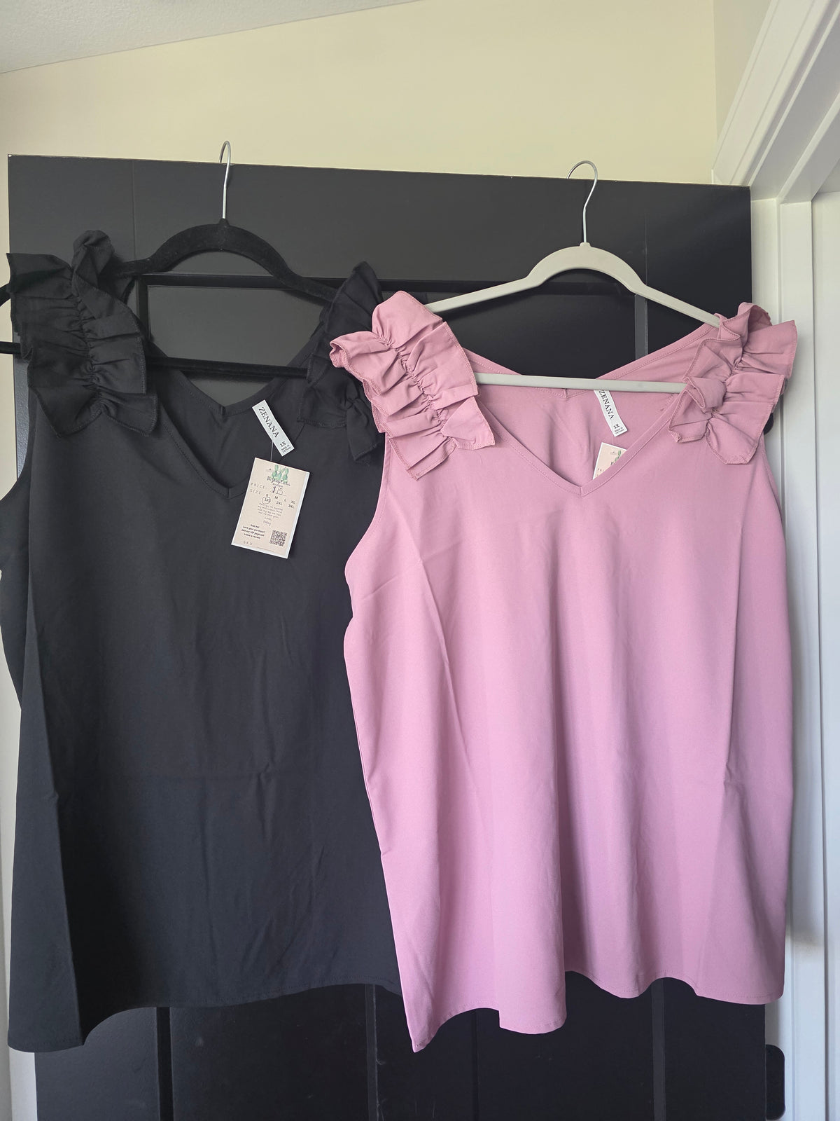 Ruffle Tank (1X & 2X)