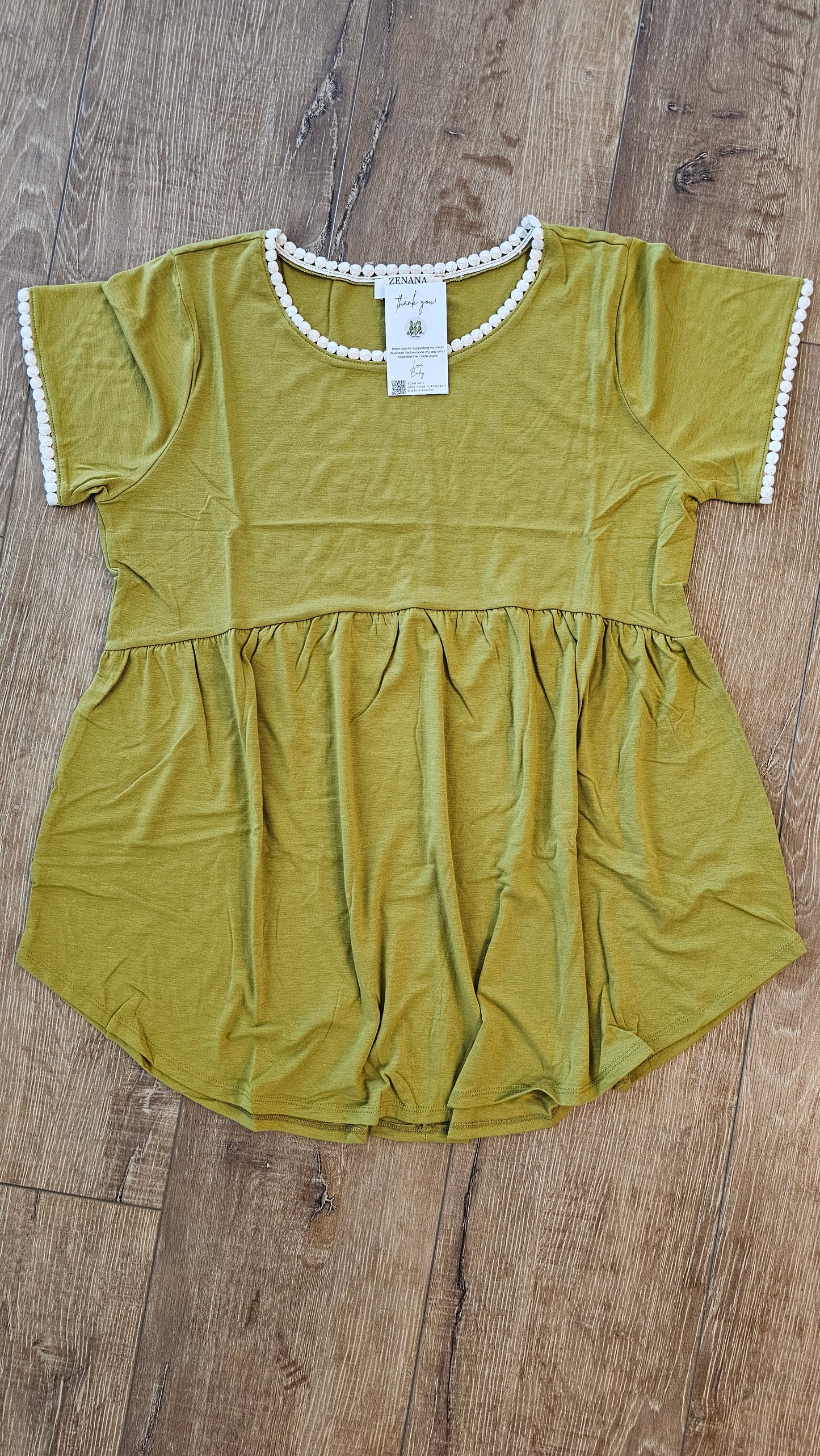 Green Empire Waist