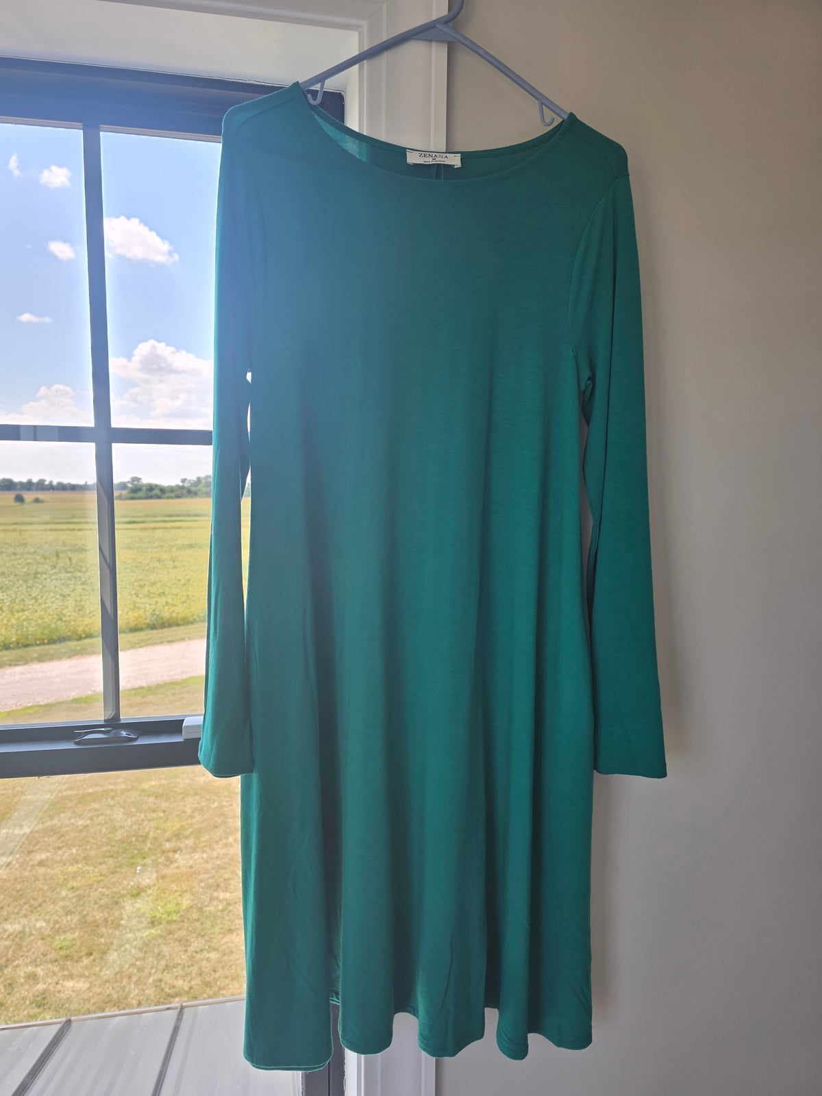 Tshirt Dress W/ Pockets (Med, Large, 2X)