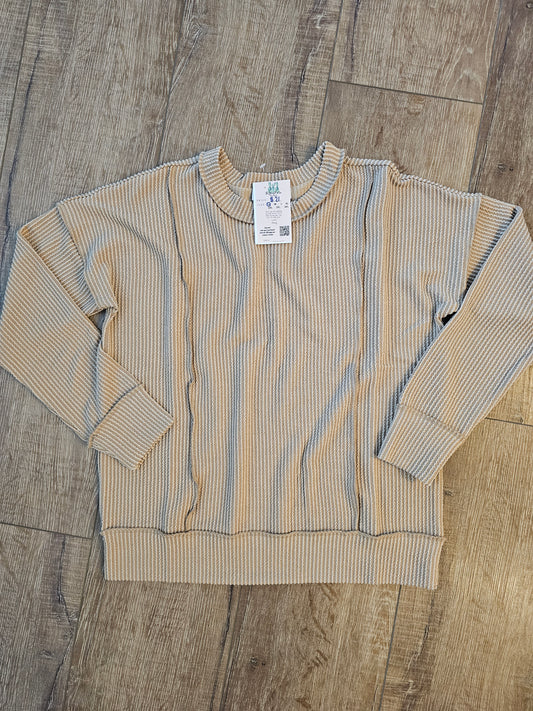 Cocoa Corded Long Sleeve