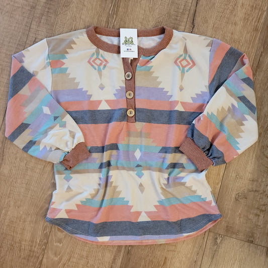 Aztec Half Button