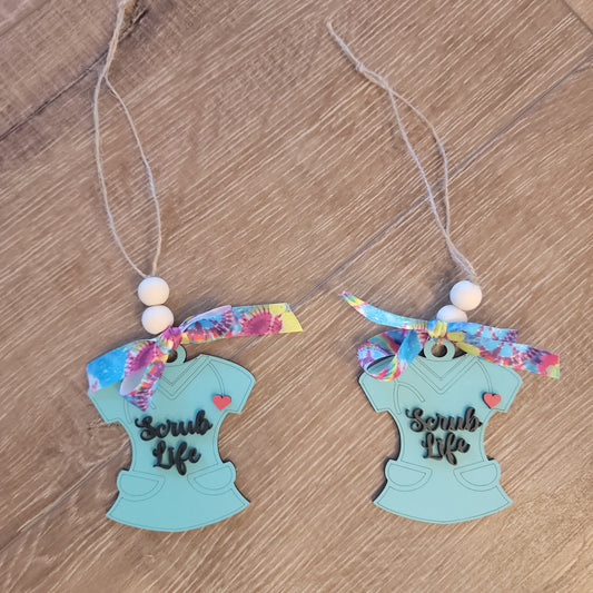Scrub Life Car Charm/Ornament