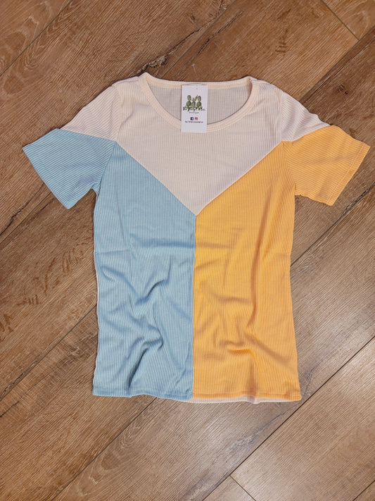 Rib Knit Colorblock