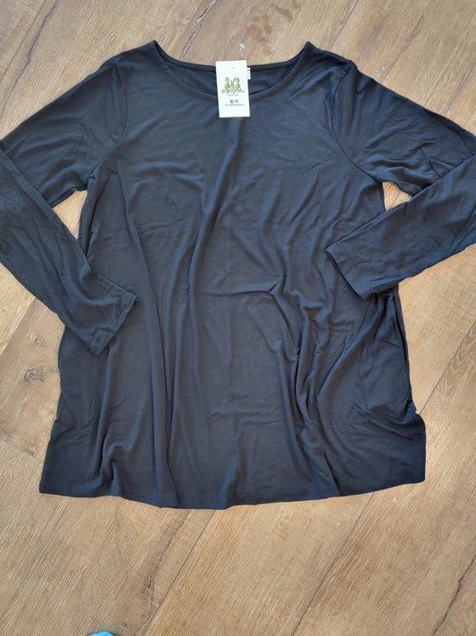 Tunic Top (black and rust)